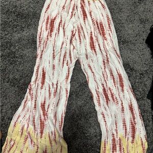 Peach Love California Tie-Dye Wide Leg Pants